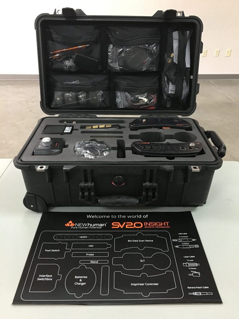 SpectraVision Insight equipment case and components